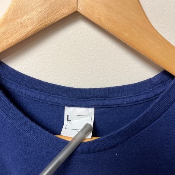 Space Jam Shirt Mens Large Blue Tune Squad Graphic Tee Bugs Bunny Taz Daffy Duck - Picture 3 of 3